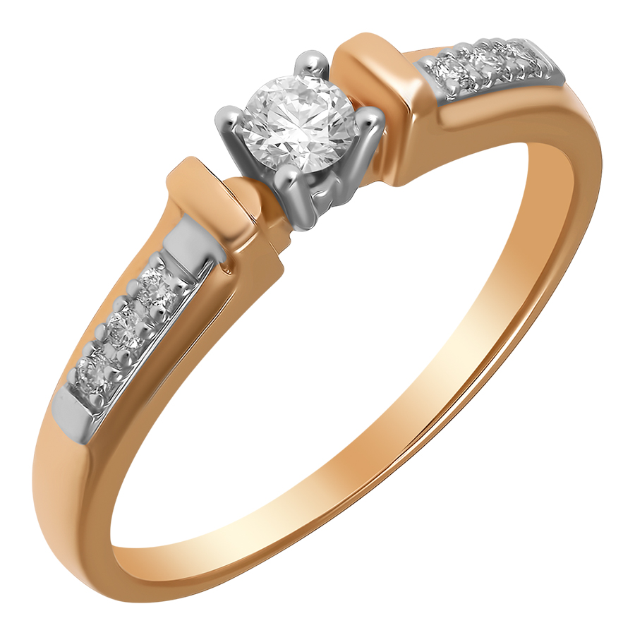 Кольцо, золото, бриллиант, 1469092М